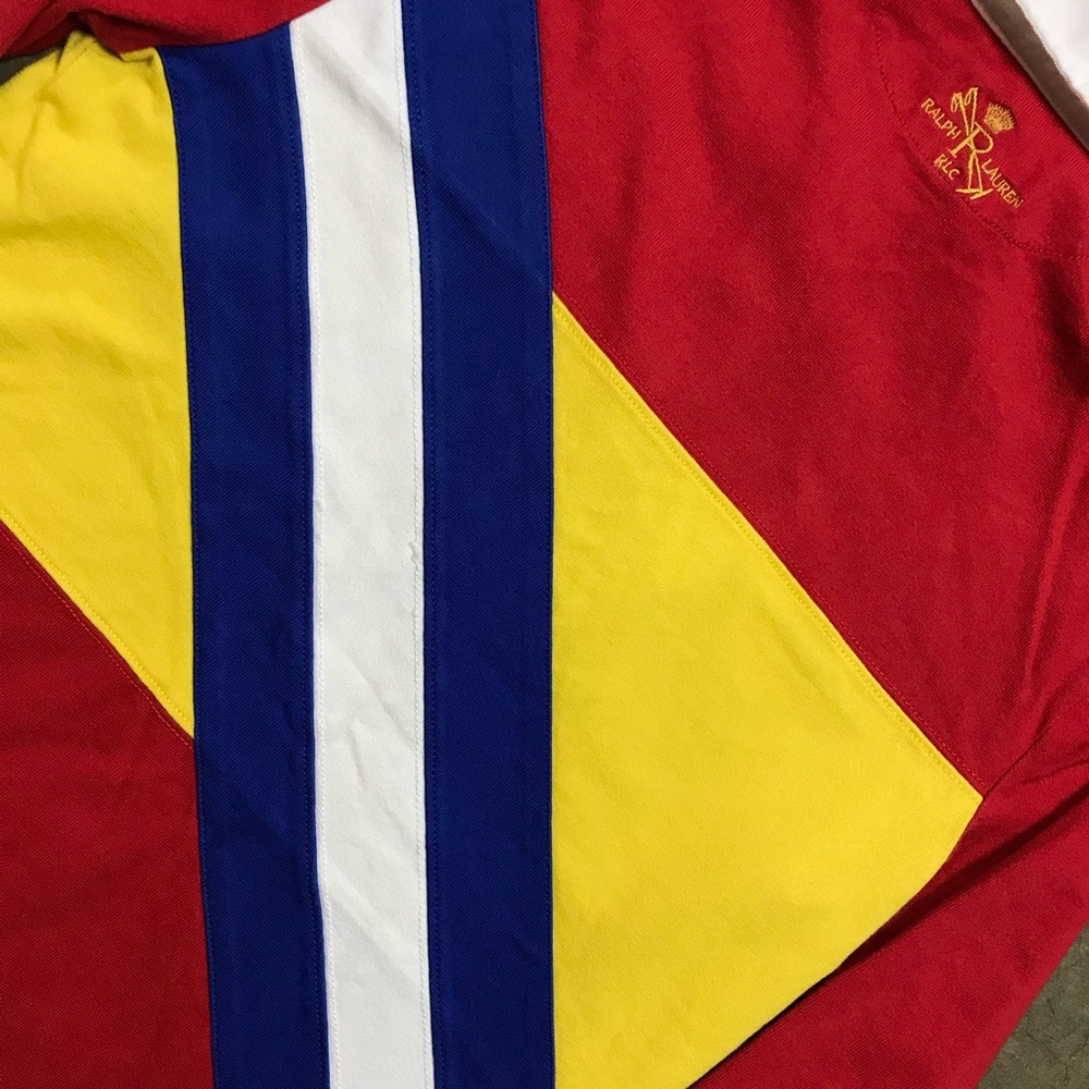 VTG RALPH LAUREN IV RLC CHALLENGE CUP Rugby Sz M - Picture 4 of 7